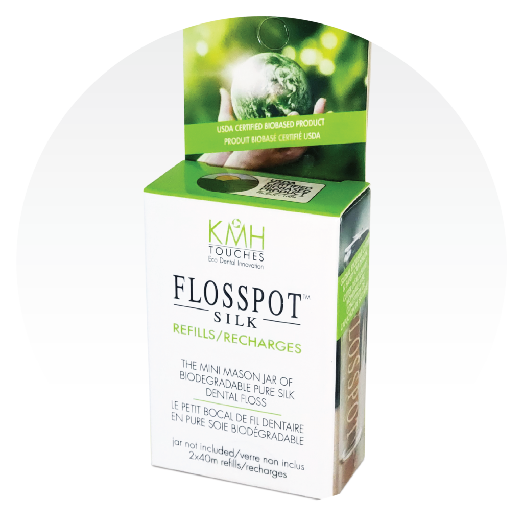 Refillable Flosspot Silk