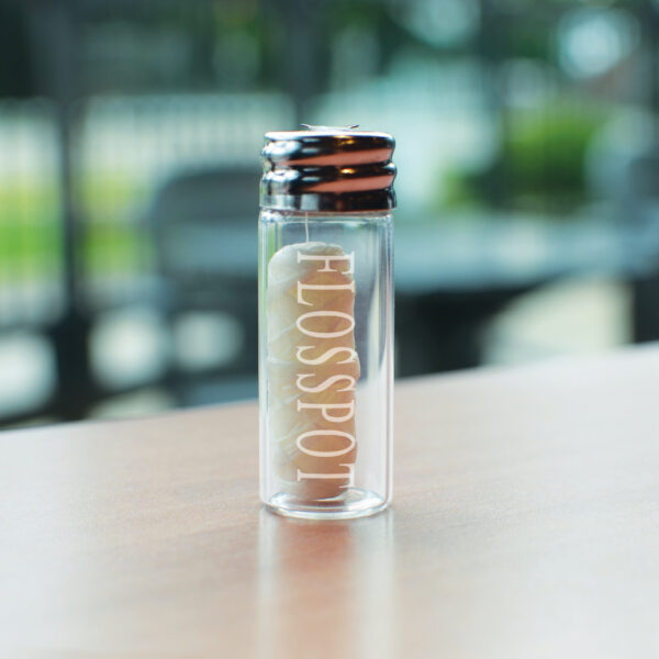 Flosspot Silk Glass Jar out of package