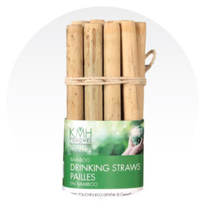 100-Pack Bamboo Drinking Straws