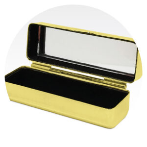Gold-Toned Travel Case